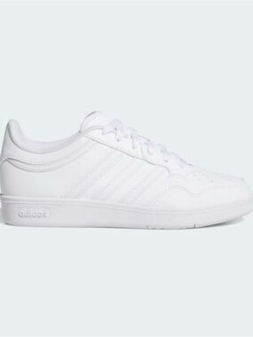 Adidas Hoops 4.0 J Triple White Sneakers Size 5 New With Tags